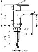 Hansgrohe Тalis E2 31612000 | смеситель для раковины