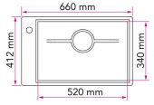 Stala Desire MonoEdge G52-66-R | мойка для кухни 52x34 (правая)