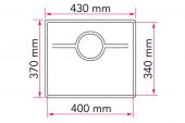 Stala Desire MonoEdge GS-40 | мойка для кухни 40x34