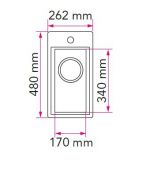 Stala Desire G17-30 | мойка для кухни 26x48