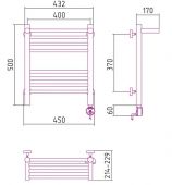 Сунержа Богема 00-0507-5040 | электрический полотенцесушитель 500x400