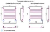 Сунержа Богема 00-0102-5050 | водяной полотенцесушитель 500x500 (перемычка прямая)