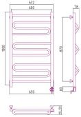 Сунержа Элегия 00-0519-1060 | электрический полотенцесушитель 1000x600