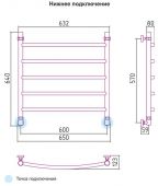 Сунержа Галант 00-0100-6060 | водяной полотенцесушитель 600x600