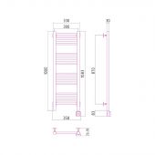 Сунержа Модус 00-0521-1030 | электрический полотенцесушитель 1000x300