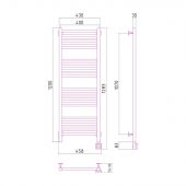 Сунержа Модус 00-0521-1240 | электрический полотенцесушитель 1200x400