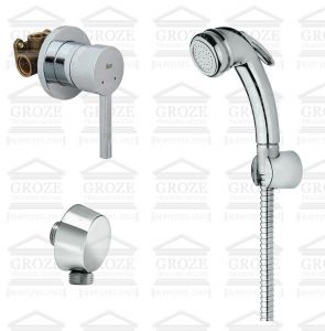 TEKA ALAIOR XL комплект гигиенический душ со смесителем (хром) ― поставщик сантехники и отопительного оборудования SAN-GROZE