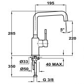 Teka Aura Frame 50.915.02.00 | смеситель для кухни