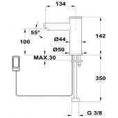 TEKA TEKTRONIC 75.301.04.00 | бесконтактный сенсорный смеситель для раковины