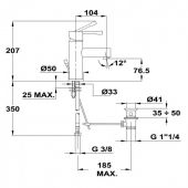 TEKA ALAIOR XL 22.342.02.10 | смеситель для раковины