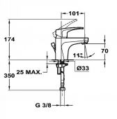 TEKA MB2 40.3416.02 | смеситель для раковины