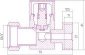 Сунержа 00-1301-0134 | вентиль прямой под шестигранник